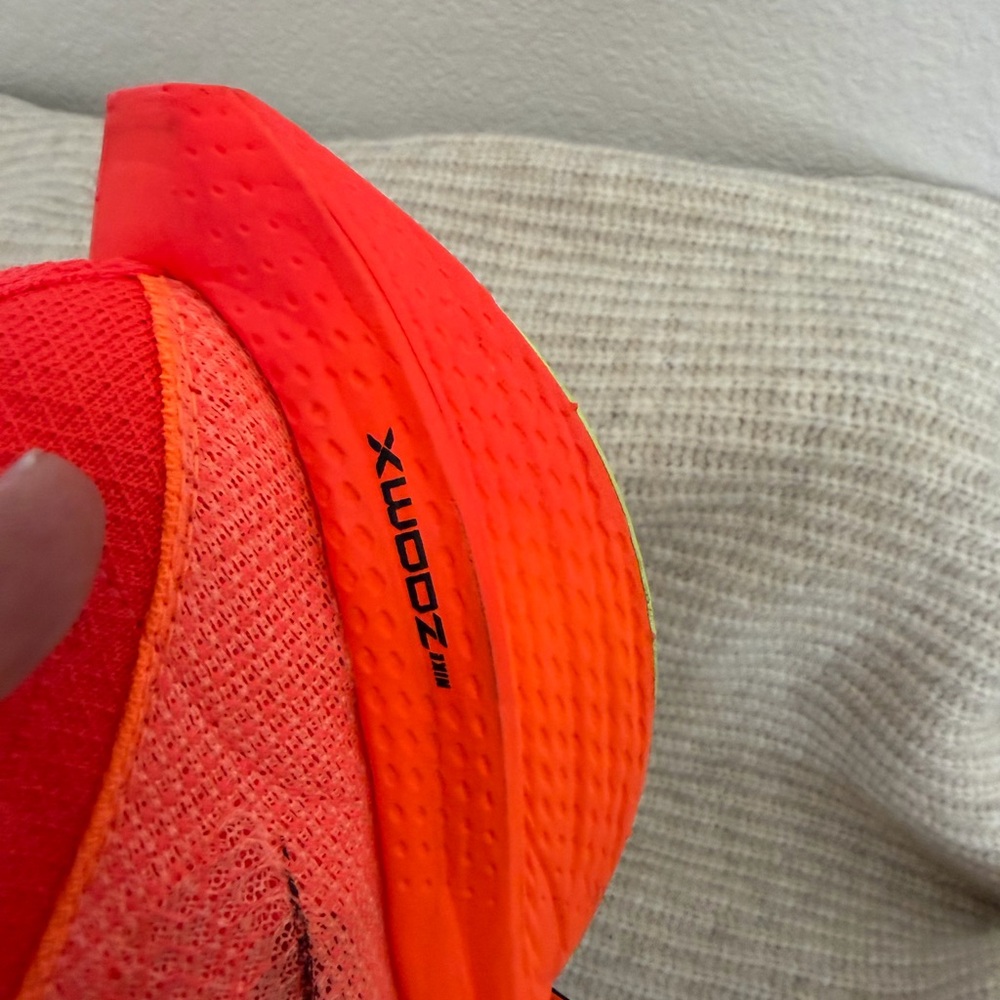 Nike Air Zoom Alphafly Bright Orange Athletic Shoes - Picture 2 of 8